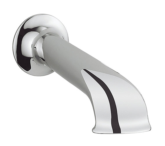 Crosswater Belgravia Chrome Wall Mounted Bath Spout BL0370WC