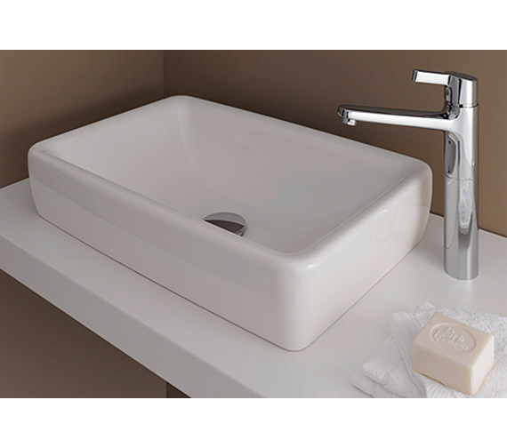 Laufen Pro A 600 x 400mm White Basin With Ground Base For Wash Tops