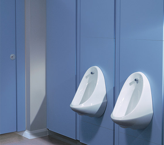 Twyford Spectrum 560 x 360 x 330mm Concealed Outlet Urinal Bowl VC7004WH
