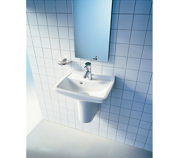 Duravit Starck 3 450mm 1 Tap Hole White Handrinse Basin With Overflow