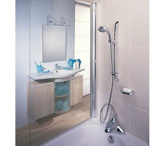 Mira Excel Bath Shower Mixer With Adjustable Showerhead