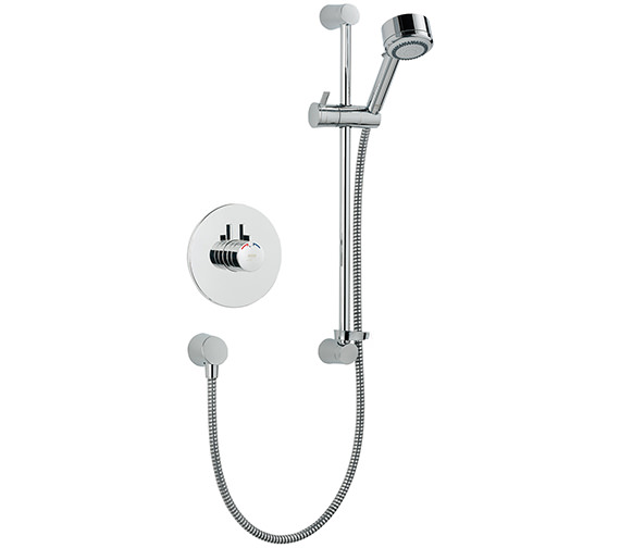 Mira Miniduo Chrome Thermostatic Shower Built In Valve - 1.1663.008