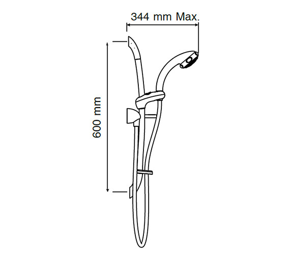 Mira Logic Shower Fitting Kit Chrome