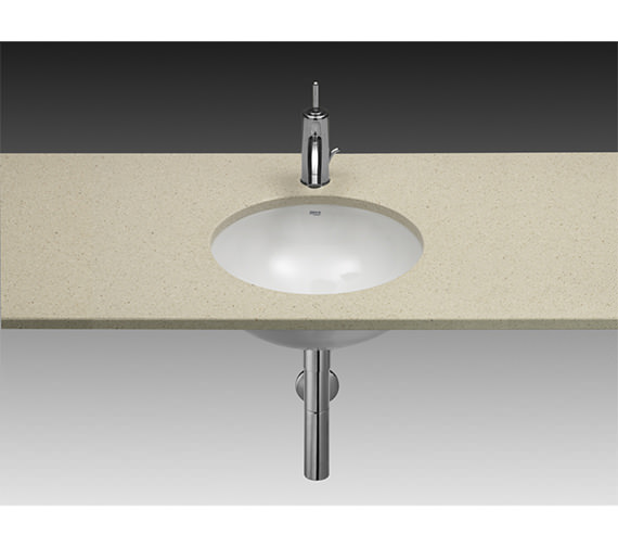 Roca Foro White Under Countertop Basin 410mm Dia 