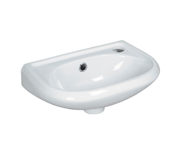 Roca Reyna 400 x 265mm WallHung Cloakroom Basin 1 Right Hand Taphole