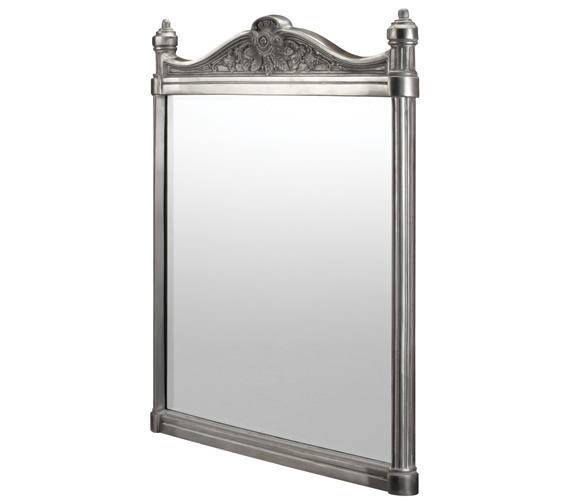 Burlington Georgian Mirror With Polished Aluminium Frame