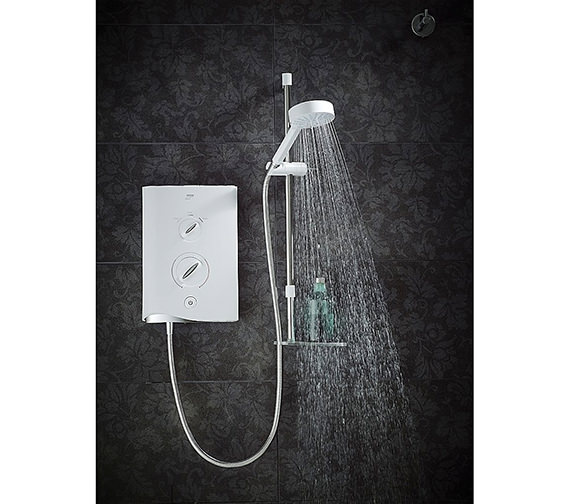Mira Sport Multi-Fit Electric Shower 9.0kW White And Chrome - 1.1746.009