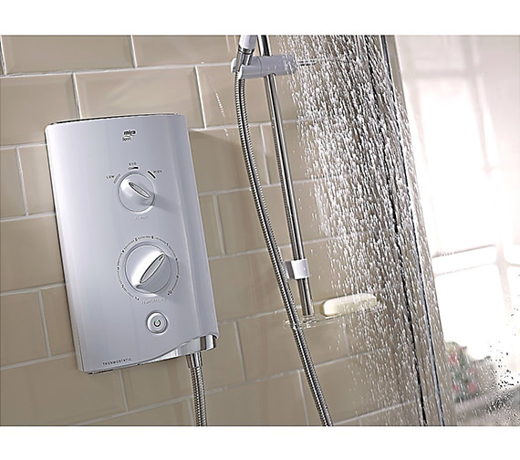 Image 6 of Mira Sport Thermostatic Electric Shower 9.8kW White And Chrome