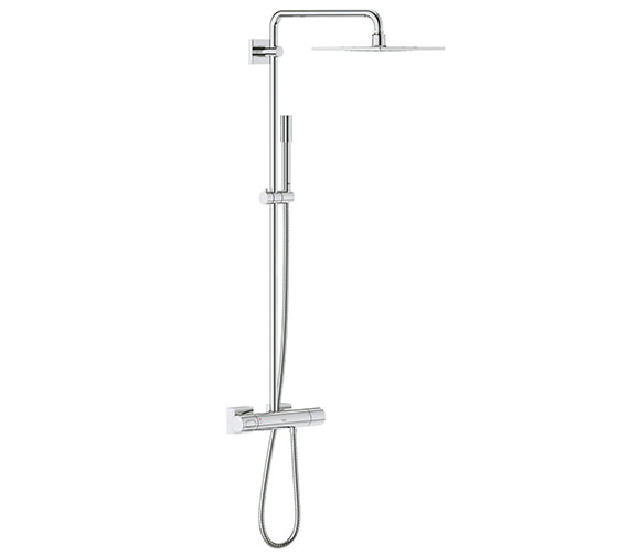 Grohe Rainshower F Series Thermostatic Chrome Shower System - 27469000