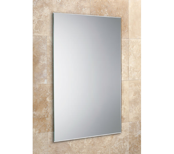 HIB Johnson Rectangular Mirror With Bevelled Edges 400 x 600mm