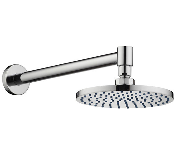 IMEX Deluxe Chrome 200mm Round Brass Shower Head KI071
