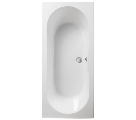 Pura Wave 1700 x 750mm White Double Ended Bath - PBDE17X75