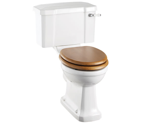 Burlington Regal White Close Coupled WC With Ceramic Lever - P12 - C1