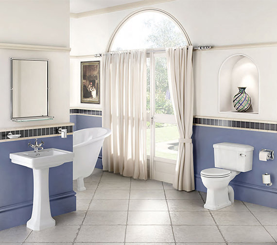 Burlington Bathroom Suite With Contemporary Basin