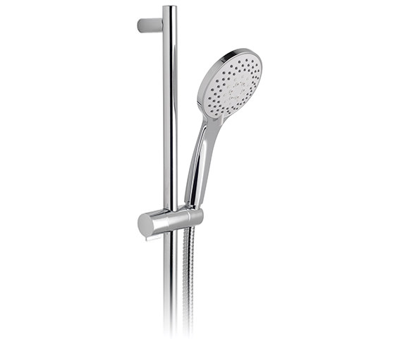 Vado Atmosphere Air Injected Chrome Slide Rail Shower Kit