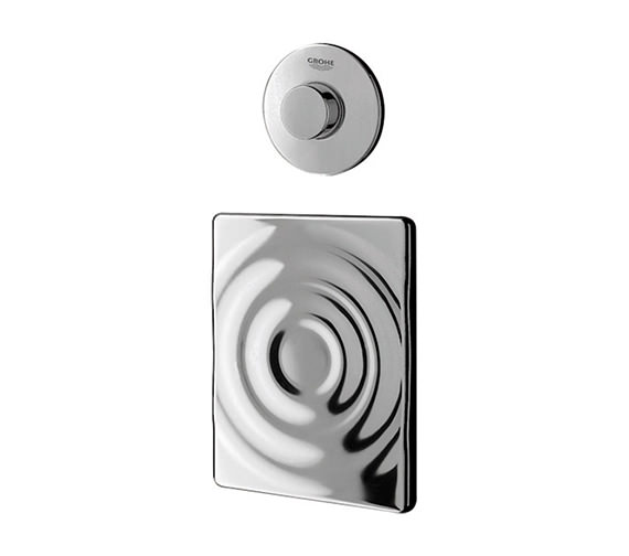 Grohe Single Chrome Flush Air Push Button For Removable Shelf - 37060000