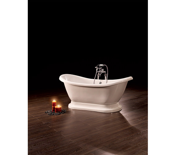 Royce Morgan Melrose 1700 x 700mm Double Ended Bath With Plinth
