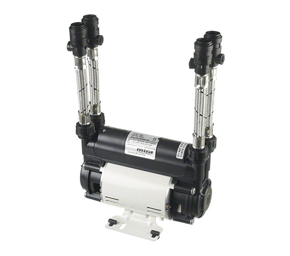 Mira Twin Ended Shower Pump White And Black