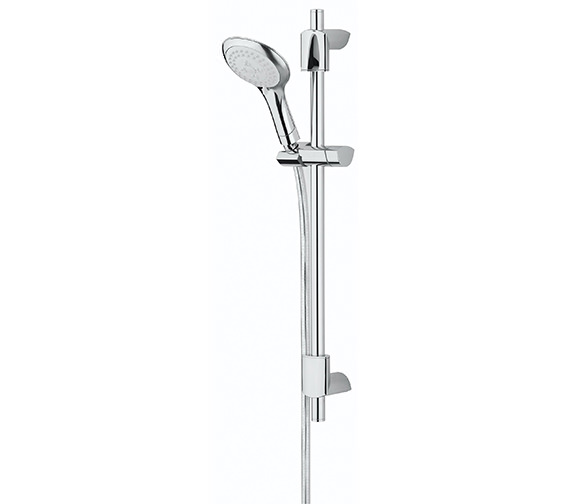 Bristan Evo Chrome Finish Adjustable Shower Kit With Multi Function Rub ...