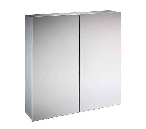 Tavistock Balance Spacious Aluminium Double Door Mirror Cabinet 600mm